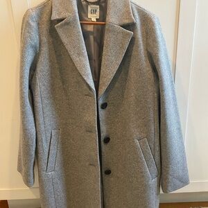 GAP Women’s Gray Wool Coat